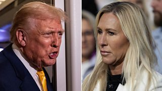 Trump Greene feud erupts as Marjorie Taylor Greene quits