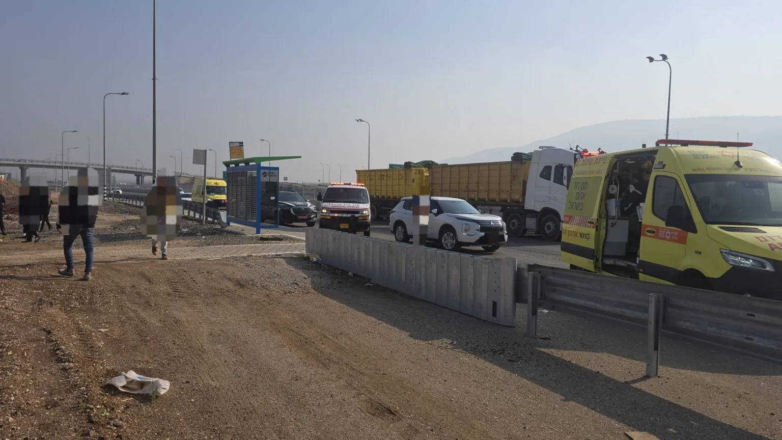 Two killed in suspected Palestinian ramming and stabbing attack in Israel